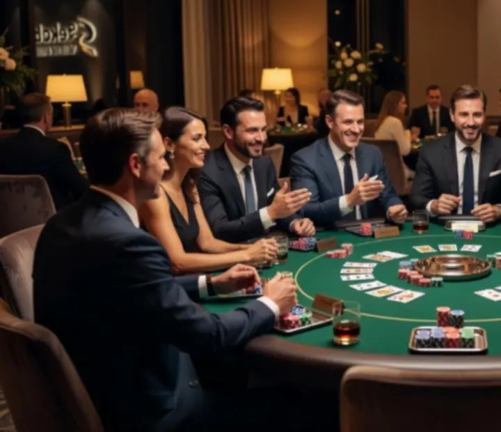 Corporate Poker Night elegáns céges rendezvényen